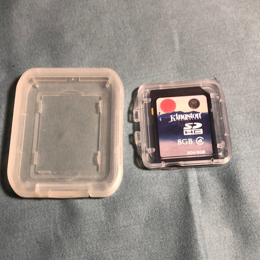 Kingston digital 8GB SDHC class 4 flash card